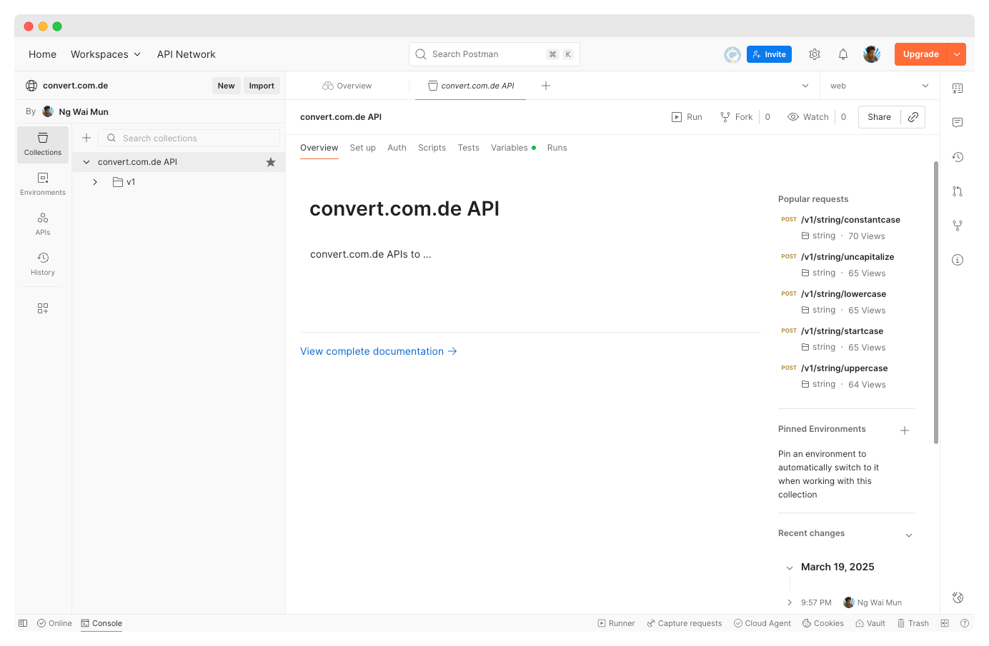 Postman Collection - Click to view